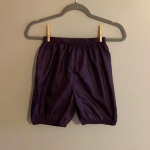 Body Wrappers trash bag shorts